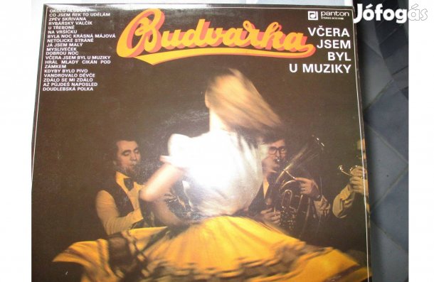 Budvarka bakelit hanglemez eladó