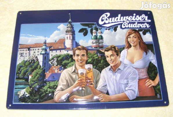 Budweiser fémtábla