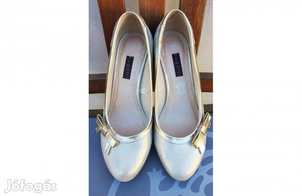 Bugatti pezsgű színű női bőrcipő 37-es