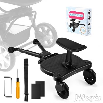BugyKido testvérfellépő ülőkével babakocsira, OUTLET termék