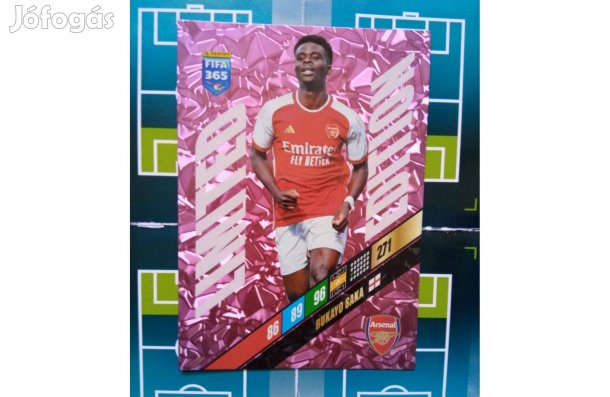 Bukayo Saka (Arsenal) Panini Fifa 365 2024 XXL Limited kártya