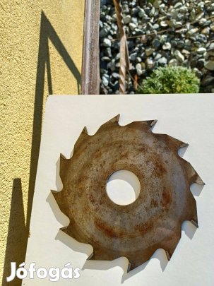 Bükfürdőn, Keményfémlapkás nútvágó körfűrészlap féláron eladó