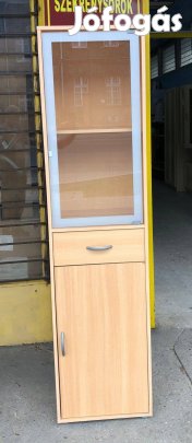 Bükk olcsó keskeny üveges szekrény