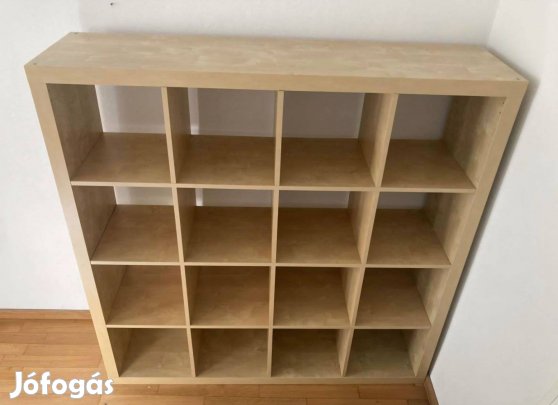 Bükk színű Ikea Kallax polcrendszer, nagyon szép állapotban