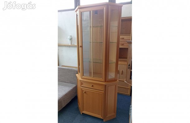 Bükkfa frontú vitrin eladó