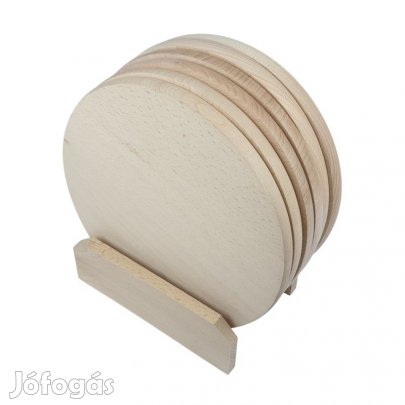 Bükkfa szalonnázó vágódeszka készlet 25cm reggeliző