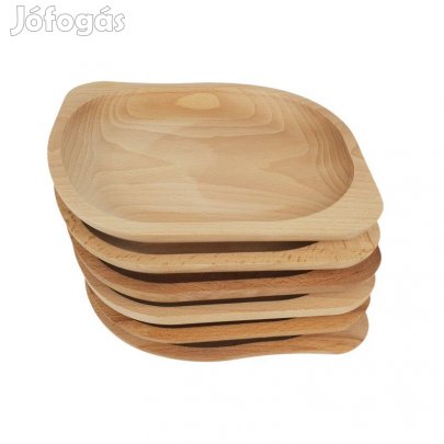 Bükkfa tányér garnitúra 23cm
