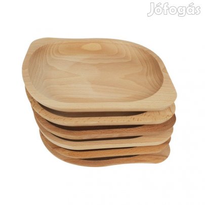 Bükkfa tányér garnitúra 23cm