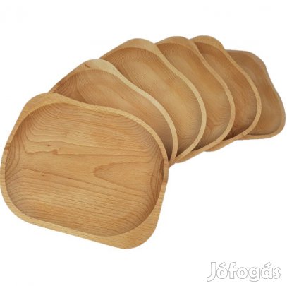 Bükkfa tányér garnitúra 30cm