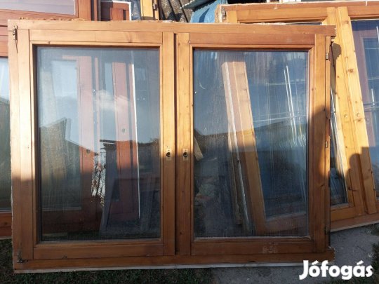 Bukó nyiló tok osztott fa ablak sz;165 m;127 cm 1 db hőszigetelt 2 rét