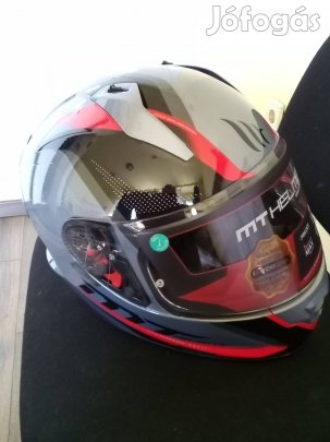 Bukósisak MT Helmmet B5 Gloss Like Red új dobozában