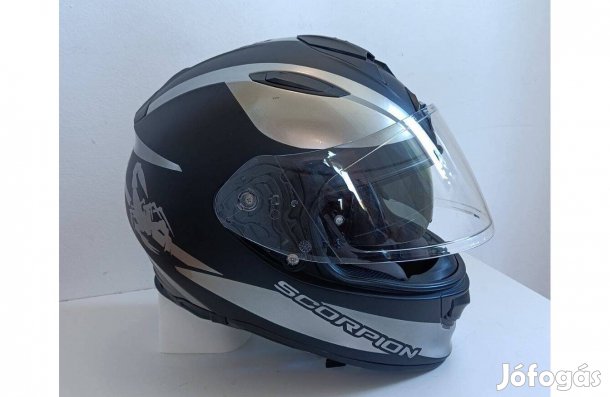 Bukósisak, L-59-60 cm. Scorpion, Napszemüveg, szép állapot