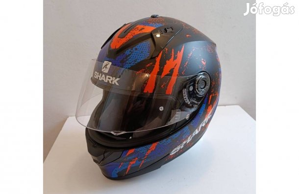 Bukósisak, M-57-58 cm. Shark, Beépített Napszemüveg, Új Állapot