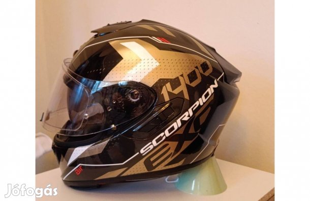 Bukósisak, Scorpion EXO-1400, L-59-60 cm. Szép Állapot