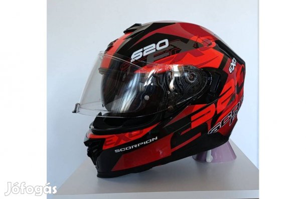 Bukósisak, XL-61-62cm. Scorpion EXO-520, Új Állapot