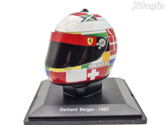 Bukósisak - Gerhard Berger (1995) -  Edicola - 1:5