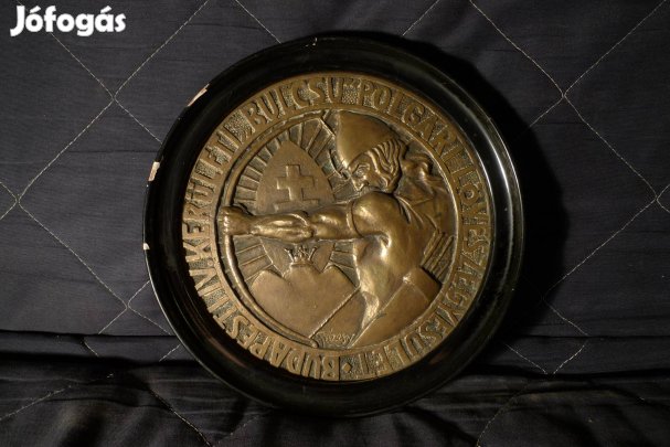 Bulcsú Polgári Lövészegyesület irredenta nagyméretű plakett