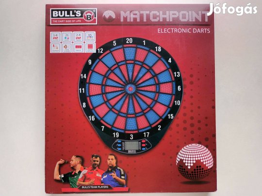 Bulls Bull Matchpoint elektronikus darts tábla tű készlet bontatlan