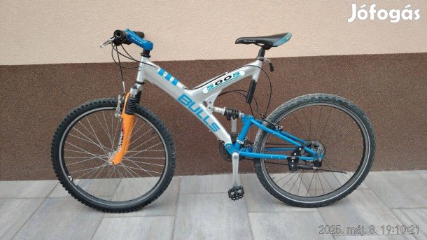 Bulls össztelós, alumíniumvázas, 26"-os kerékpár szép és jó állapotban
