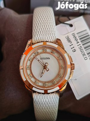 Bulova Diamond gyémánt berakásos női karóra Új 2 év garanciával