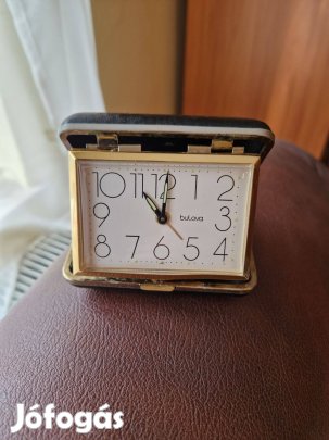 Bulova, régi utazó óra eladó tokjában