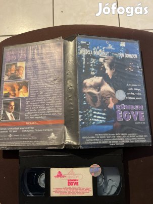 Bűnben égve thriller vhs 