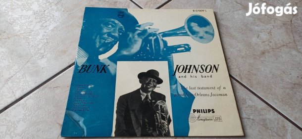 Bunk Johnson bakelit hanglemez