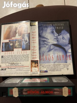 Bűnös álmok thriller vhs 