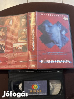 Bűnös ösztön thriller vhs 