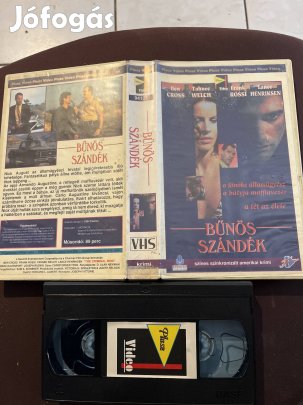 Bűnös szándék thriller.  Vhs 