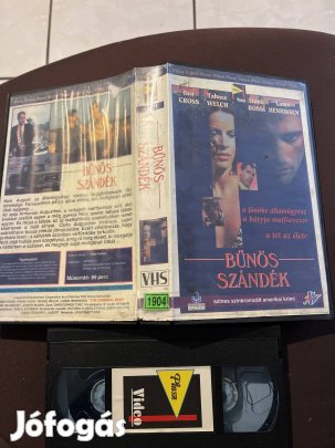 Bűnös szándék thriller vhs nagytok 