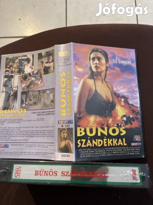 Bűnös szándékkal bontatlan vhs 