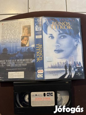 Bűnös titkok krimi vhs 