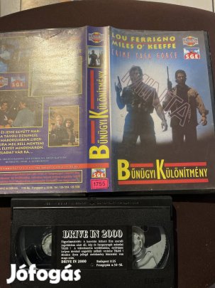 Bűnügyi különítmény vhs akció drive nagytok
