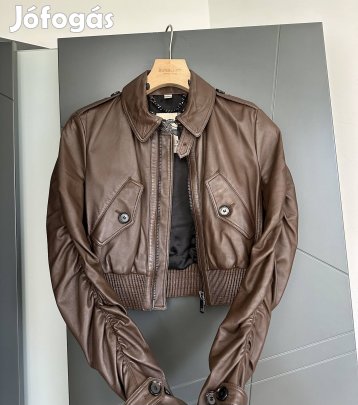 Burberry női bőrdzseki luxus designer darab