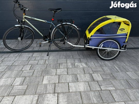 Burley - kétszemélyes kerékpáros utánfutó