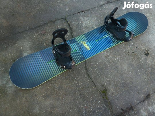 Burton Clash Est V- Rocker snowboard lap ,Burton kötés eladó. karc men