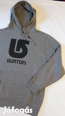 Burton Snowboard férfi szürke kapucnis pulóver 