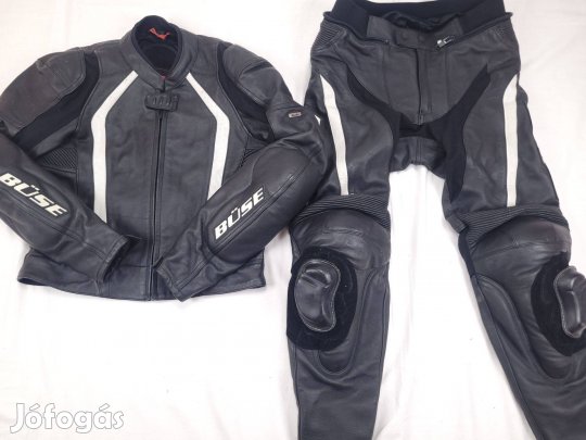 Büse Assen Racing kétrészes férfi motoros bőrruha 50 M