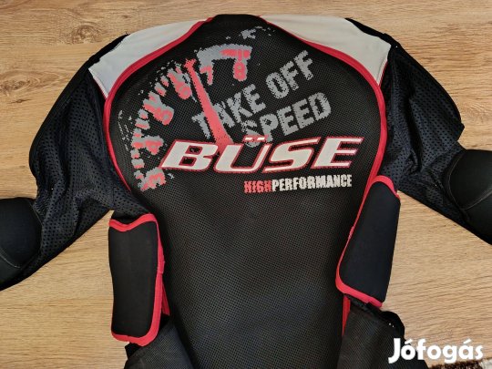 Büse motoros protektoring protektor kabát védőruha L