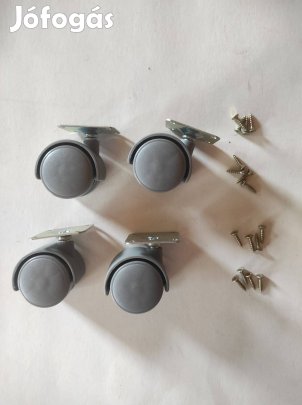 Bútor görgő szett (4 db görgő + 16 csavar)