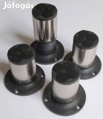 Bútorlábak 4 db (szálcsiszolt hatású fém burkolattal)