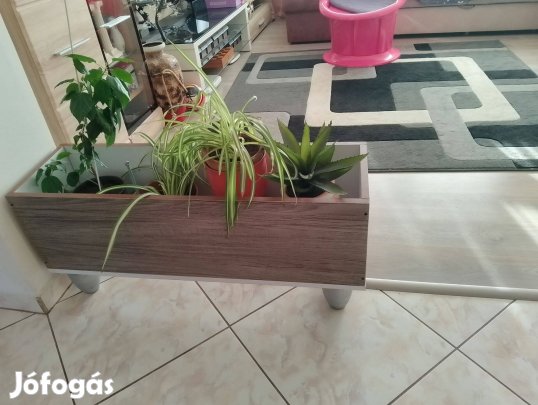 Bútorlapból készült virágláda újszerű állapotban eladó
