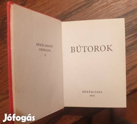 Bútorok c. minikönyv eladó