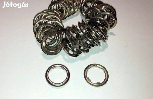 Bútorszerelvény bútorzár fiókzár cilinder rozetta szegély 22mm 10 db