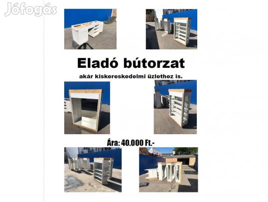 Bútorzat, akár kiskereskedelmi üzlethez is