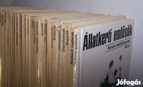 Búvár Zsebkönyv és Kolibri könyvkollekció (össz. 42 db, csak egyben)