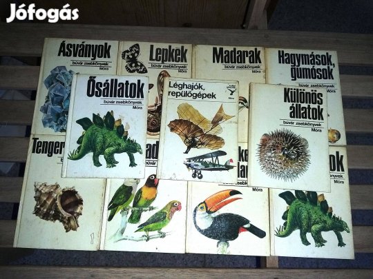Búvár Zsebkönyvek 22 db-os gyűjtemény
