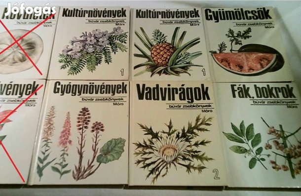 Búvár Zsebkönyvek 6 db (növények témakörben) 900 Ft/db