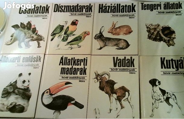 Búvár Zsebkönyvek 8 db (állatok témakörben) 900 Ft/db